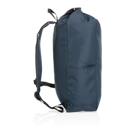 Impact AWARE™ RPET lightweight rolltop backpack navy | No Branding | not available | not available | not available