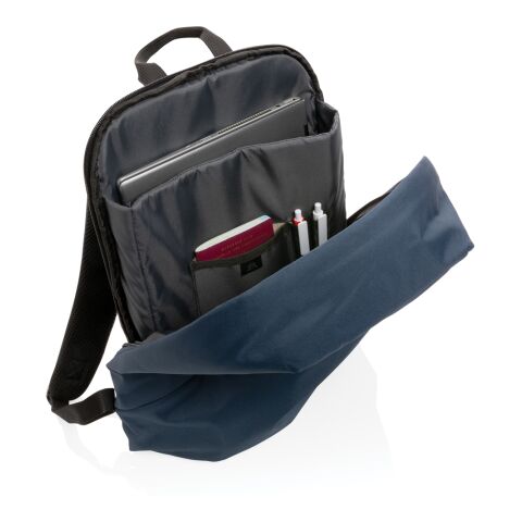Impact AWARE™ RPET anti-theft backpack navy | No Branding | not available | not available