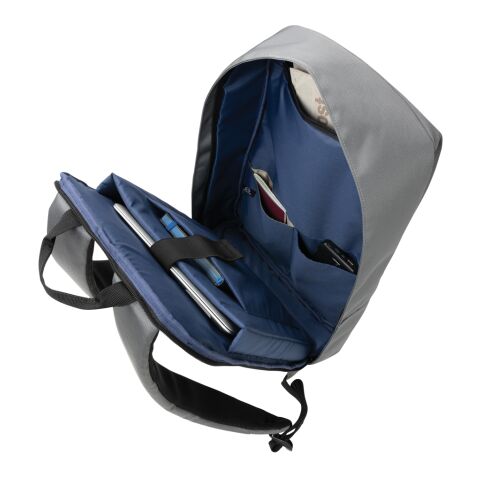 Impact AWARE™ 1200D Minimalist 15.6 inch laptop backpack anthracite-blue | No Branding | not available | not available | not available