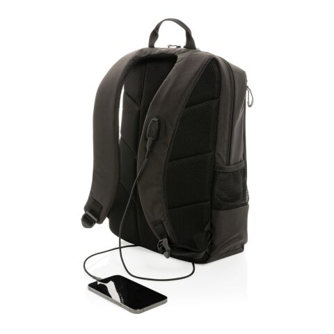 Impact AWARE™ Lima 15.6' RFID laptop backpack black-white | No Branding | not available | not available | not available