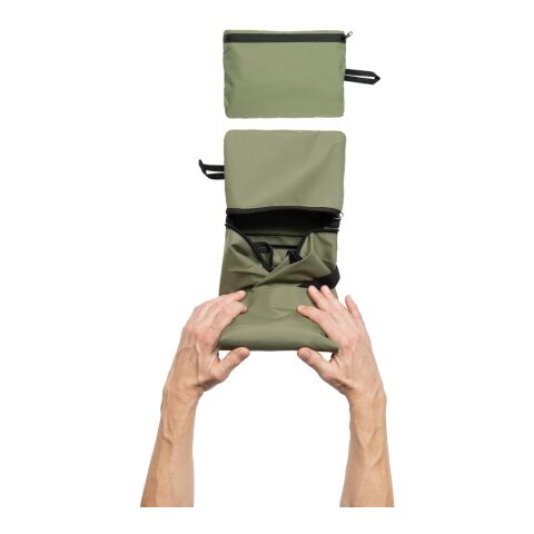 Dillon AWARE™ RPET foldable sports bag green | No Branding | not available | not available | not available