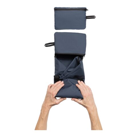 Dillon AWARE™ RPET foldable sports bag navy | No Branding | not available | not available | not available