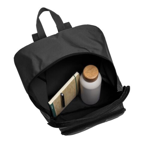 Dillon AWARE™ RPET foldable classic backpack black | No Branding | not available | not available | not available