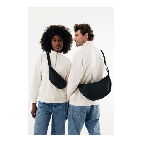 Crescent AWARE™ RPET half moon sling bag black | No Branding | not available | not available | not available