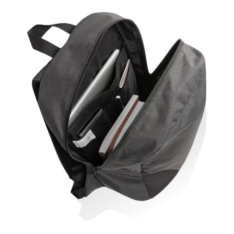 Kazu AWARE™ RPET basic 15.6 inch laptop backpack black | No Branding | not available | not available | not available