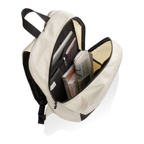 Kazu AWARE™ RPET basic 15.6 inch laptop backpack off white | No Branding | not available | not available | not available