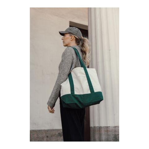 SHOP LOCAL AWARE™ recycled cotton 350gsm Tote bag green