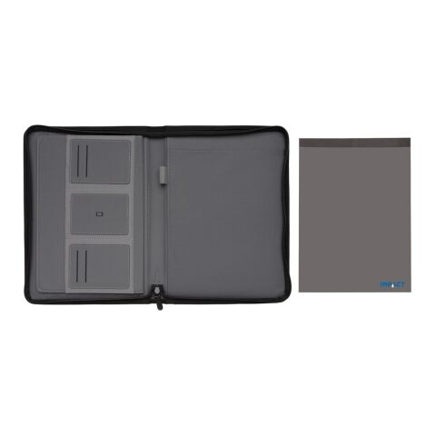 Impact AWARE™ RPET A4 portfolio with zipper anthracite