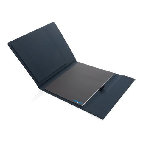 Impact Aware™ A4 portfolio with magnetic closure navy | No Branding | not available | not available