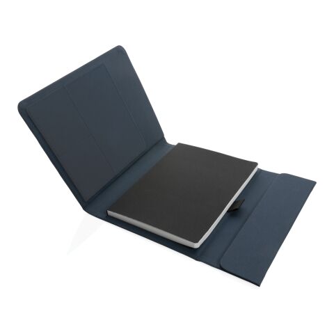 Impact Aware™ A5 notebook with magnetic closure navy | No Branding | not available | not available