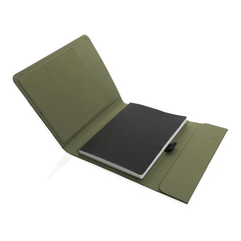 Impact Aware™ A5 notebook with magnetic closure green | No Branding | not available | not available
