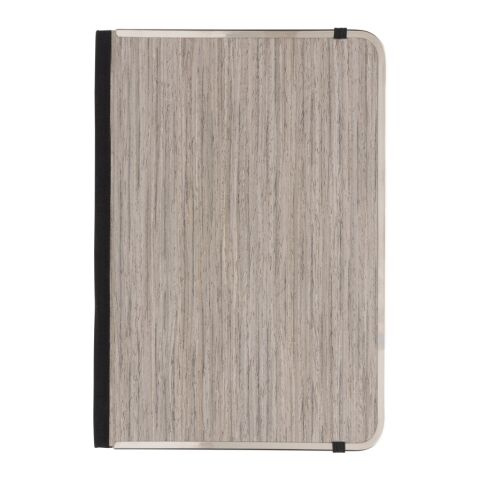 Treeline A5 wooden cover deluxe notebook grey | No Branding | not available | not available