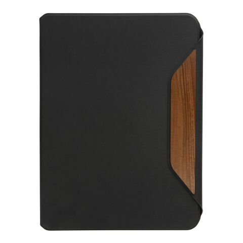 Teri AWARE™ RPET and walnut A4 portfolio black | No Branding | not available | not available