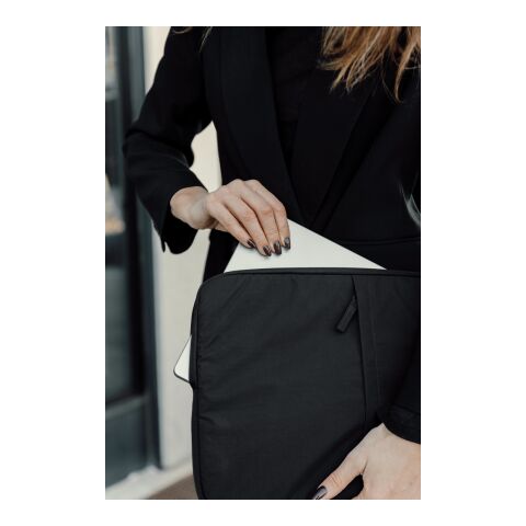 KENTO URBAN RCS recycled nylon 15.6 inch laptop sleeve black | No Branding | not available | not available | not available