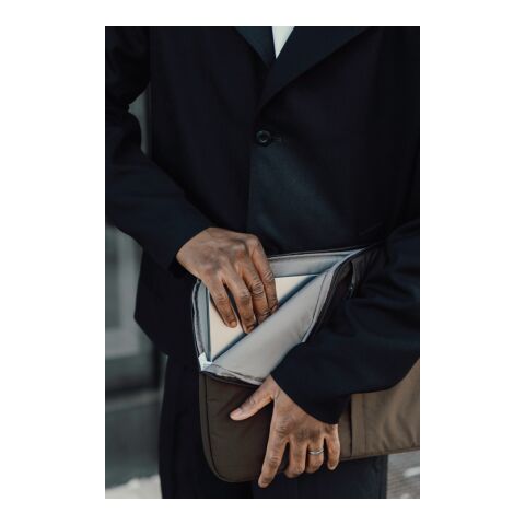 KENTO URBAN RCS recycled nylon 15.6 inch laptop sleeve brown | No Branding | not available | not available | not available
