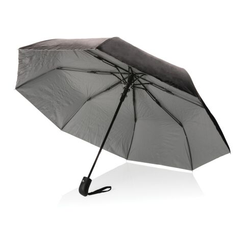 21&quot; Impact AWARE™ RPET 190T Pongee dual colour mini umbrella silver | No Branding | not available | not available