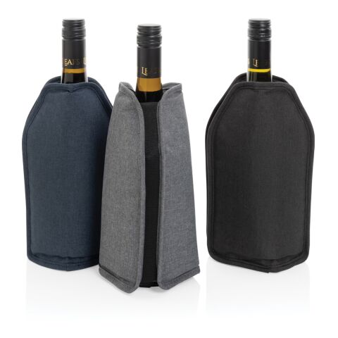 Vino AWARE™ RPET wine cooler sleeve navy | No Branding | not available | not available