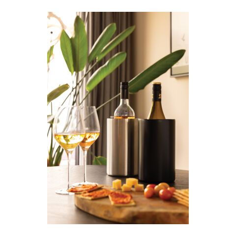 Vino RCS certified recycled stainless steel wine bucket silver