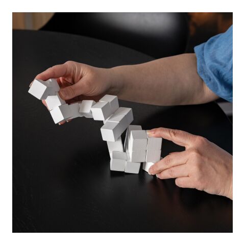 FSC® Wooden brain game in canvas pouch White | No Branding | not available | not available