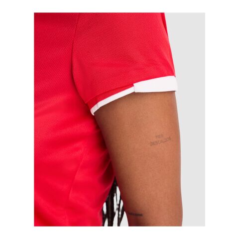 Tamil short sleeve women's sports polo Standard | Royal blue-White | XL | No Branding | not available | not available | not available