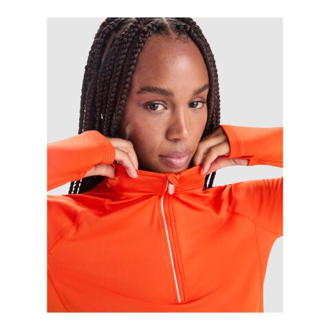 Estambul long sleeve women's half zip sweatshirt Navy Blue | L