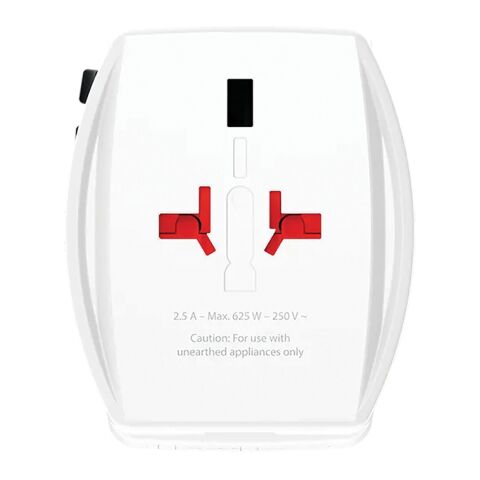 SKROSS World Travel Adapter MUV 65W PD with USB C Cable white | No Branding | not available | not available