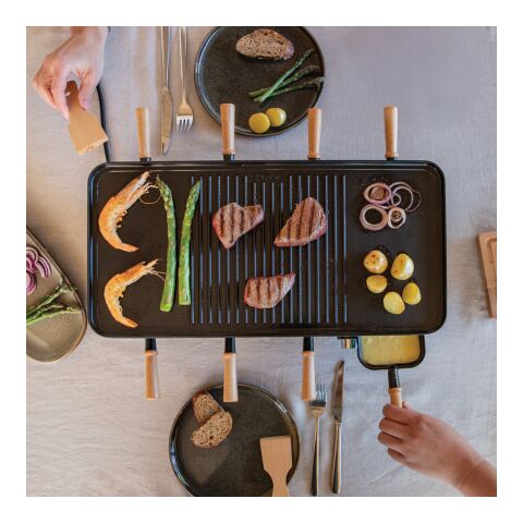 BOSKA Raclette Gourmet Party, 8 Person (EU Type F) black