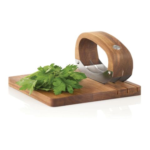 AdHoc RoccaVerde Chopping knife with chopping board brown | No Branding | not available | not available