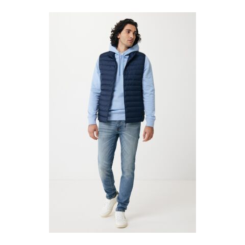 Iqoniq Meru men recycled polyester bodywarmer navy | XXL | No Branding | not available | not available | not available