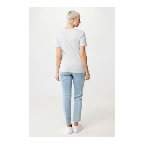 Iqoniq Yala women recycled cotton t-shirt light heather grey | M | No Branding | not available | not available | not available