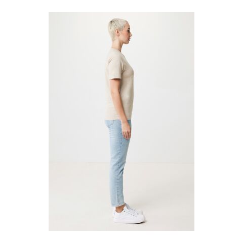 Iqoniq Sierra lightweight recycled cotton t-shirt light heather brown | XXXL | No Branding | not available | not available | not available