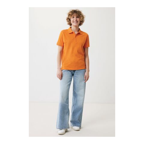 Iqoniq Yosemite recycled cotton pique polo orange | XXS | No Branding | not available | not available | not available