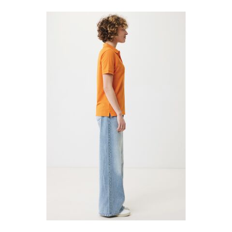 Iqoniq Yosemite recycled cotton pique polo orange | XXS | No Branding | not available | not available | not available