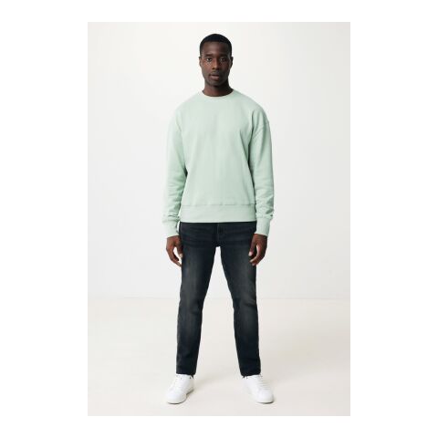 Iqoniq Kruger relaxed recycled cotton crew neck iceberg green | XXS | No Branding | not available | not available | not available