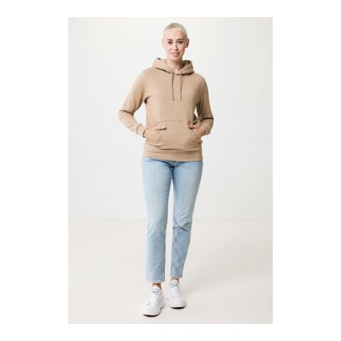 Iqoniq Torres recycled cotton hoodie undyed heather brown | XL | No Branding | not available | not available | not available