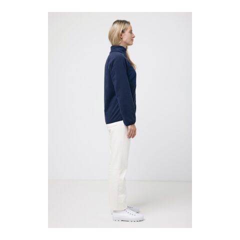 Iqoniq Talung recycled polyester microfleece zip through navy | XXL | No Branding | not available | not available | not available