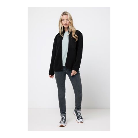 Iqoniq Diran recycled polyester pile fleece jacket black | S | No Branding | not available | not available | not available