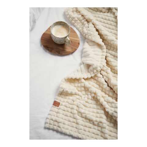 VINGA Branson GRS recycled pet blanket beige | No Branding | not available | not available | not available