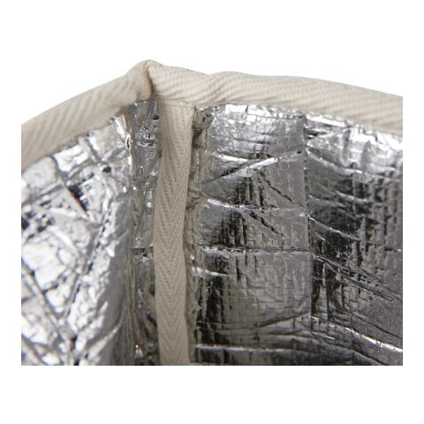 VINGA Volonne AWARE™ recycled canvas cooler basket off white-black | No Branding | not available | not available | not available