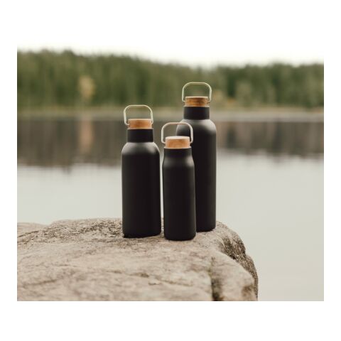 VINGA Ciro RCS recycled vacuum bottle 300ml black | No Branding | not available | not available