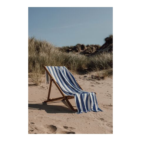 VINGA Ornos GRS recycled cotton hammam towel blue-white | No Branding | not available | not available | not available