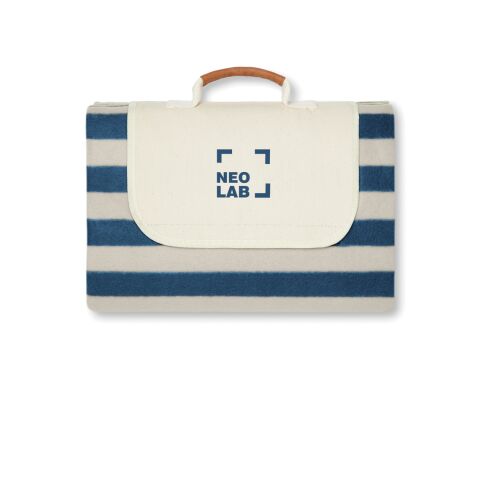 VINGA Alba GRS RPET picnic blanket large blue | No Branding | not available | not available | not available