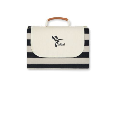 VINGA Alba GRS RPET picnic blanket small black | No Branding | not available | not available | not available