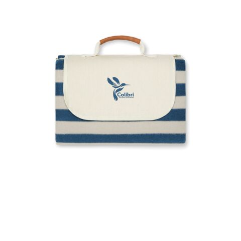 VINGA Alba GRS RPET picnic blanket small blue | No Branding | not available | not available | not available