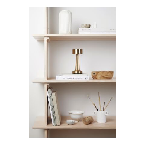 VINGA Maris RCS recycled ABS table lamp golden | No Branding | not available | not available