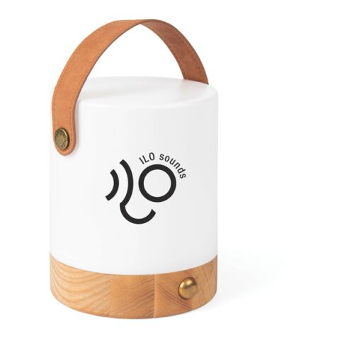 VINGA Narni RCS recycled ABS lantern brown-white | No Branding | not available | not available