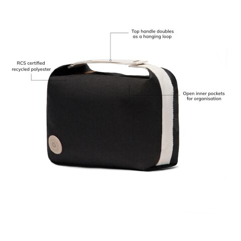VINGA Sortino RCS toiletry bag black | No Branding | not available | not available