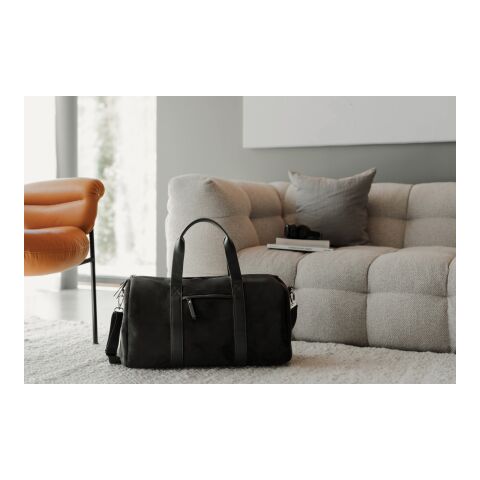 VINGA Marlow RCS recycled polyester weekend bag black | No Branding | not available | not available