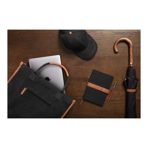 VINGA Bosler RCS recycled canvas tote black | No Branding | not available | not available