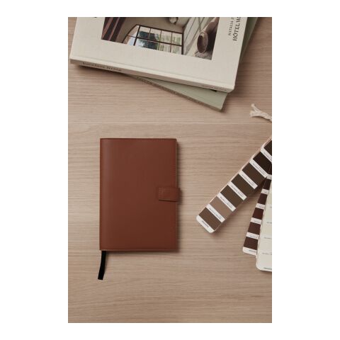 Timo PU RCS RPET notebook brown | No Branding | not available | not available
